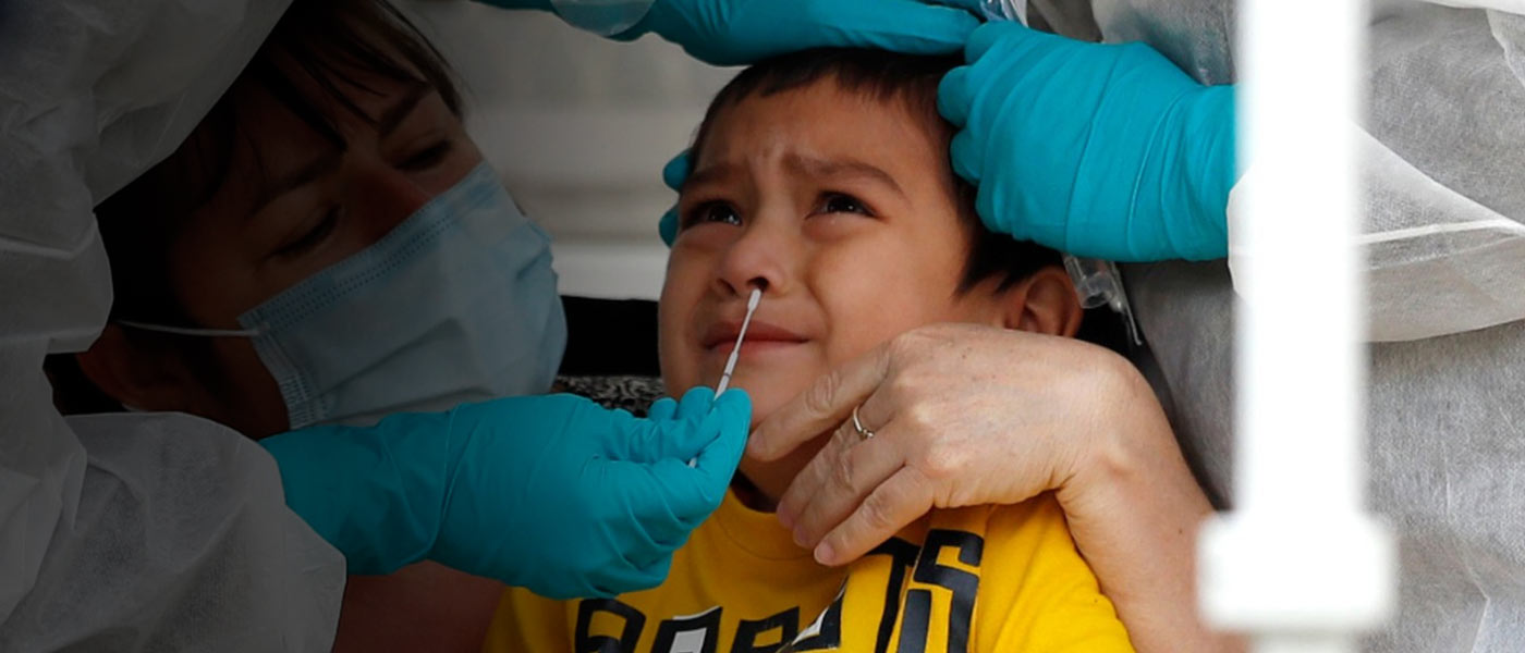 pcr test in a child